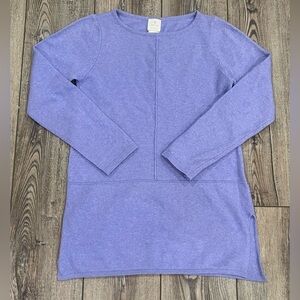 BETTA Made in Italy Merino Wool Cashmere Lavender Tunic Sweater XS